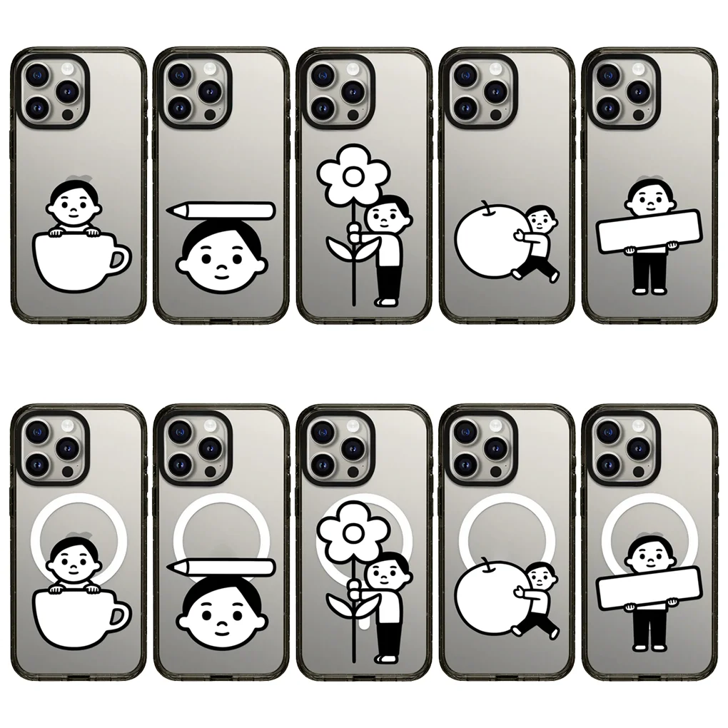 Pencil Boy Imprinted Letters Black Border Protective Acrylic MagSafe Case for IPhone 12 13 14 15 16 Pro Max Cover Shell
Pencil Boy Imprinted Letters Black Border Protective Acrylic MagSafe Case for IPhone 12 13 14 15 16 Pro Max Cover Shell