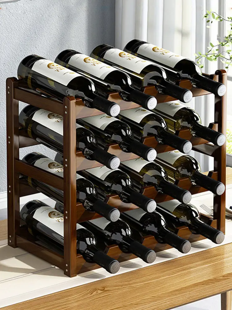 Simple Home Wine Rack Display Stand Red Wine Storage Shelf Multi-Bottle Grid Easy-To-Use Desktop Wine Holder Ornament
Simple Home Wine Rack Display Stand Red Wine Storage Shelf Multi-Bottle Grid Easy-To-Use Desktop Wine Holder Ornament