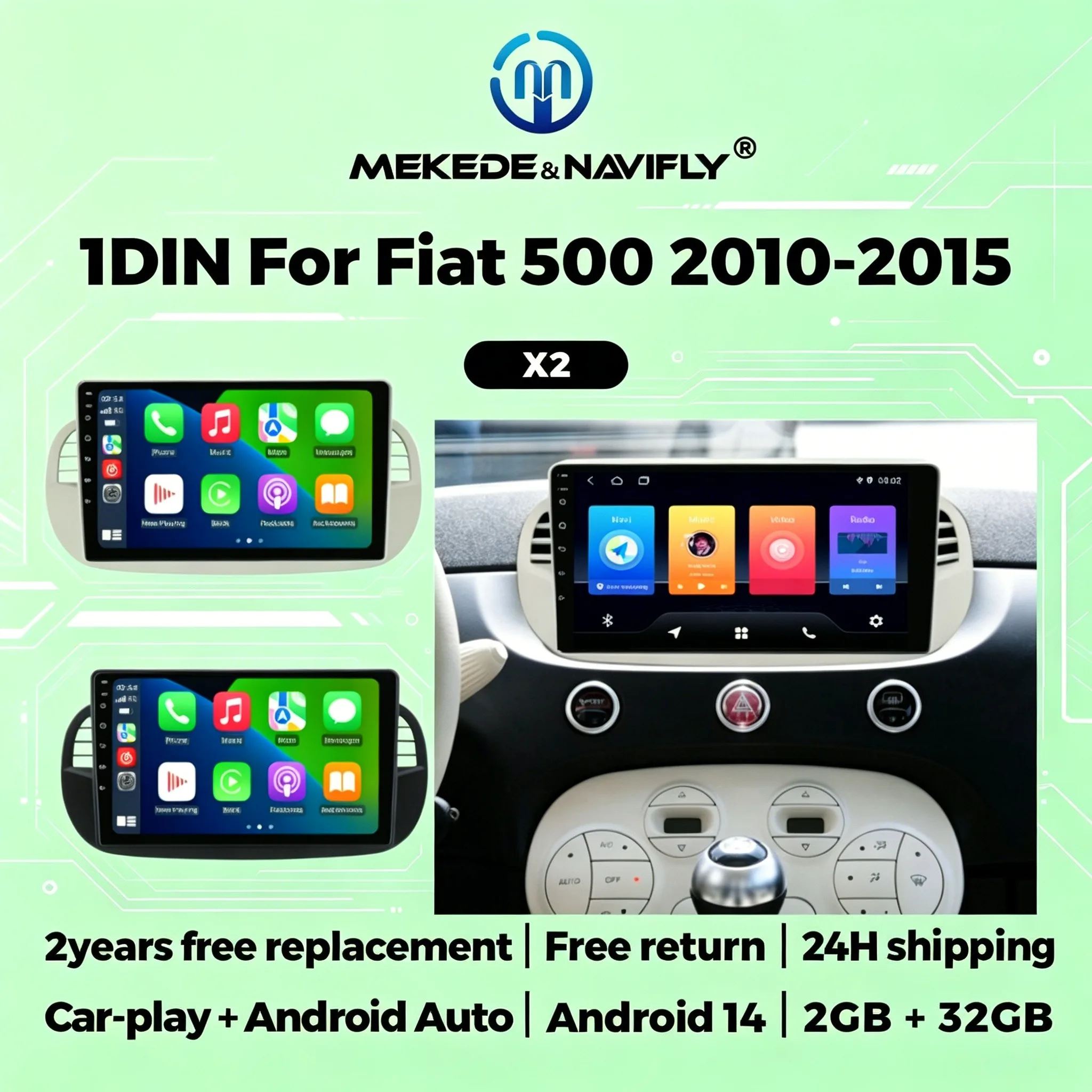 1 Din 9 Inch Car Radio Stereo For Fiat 500 2010-2015 Car Play Android Auto Multimedia Video Player FM Autoradio GPS Navigation
1 Din 9 Inch Car Radio Stereo For Fiat 500 2010-2015 Car Play Android Auto Multimedia Video Player FM Autoradio GPS Navigation