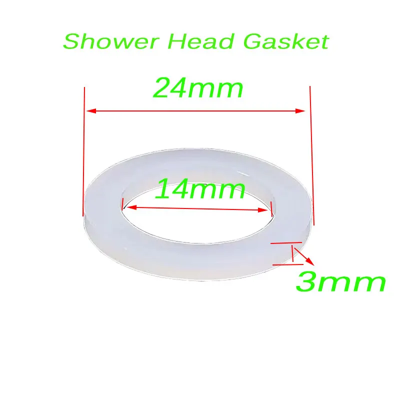 30 Pcs Shower Head Gasket Silicone Gasket Water Heater Shower Head Sealing Ring For Water Heater Accessories 
30 Pcs Shower Head Gasket Silicone Gasket Water Heater Shower Head Sealing Ring For Water Heater Accessories