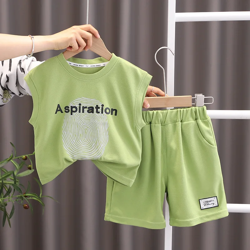 2023 Summer Baby Boy Clothes 18 to 24 Months Letter Printed O-neck Sleeveless Vest Tops and Shorts Toddler Outfits Childrens Set
2023 Summer Baby Boy Clothes 18 to 24 Months Letter Printed O-neck Sleeveless Vest Tops and Shorts Toddler Outfits Childrens Set