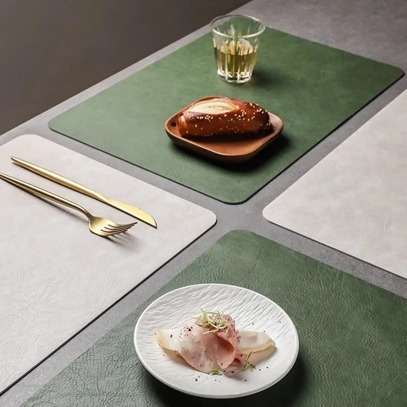 Retro French Double-sided Color Leather Pads Cowhide Pattern Placemat Dining Table Waterproof Western Food Plate Mat Kitchen
Retro French Double-sided Color Leather Pads Cowhide Pattern Placemat Dining Table Waterproof Western Food Plate Mat Kitchen