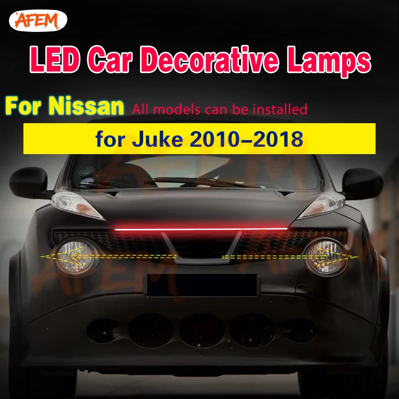For Nissan Juke LED Car Hood Light Daytime Running Lights Auto Scan Starting Flowing Turn Signal Thin Strip Lamp Styling 12V
For Nissan Juke LED Car Hood Light Daytime Running Lights Auto Scan Starting Flowing Turn Signal Thin Strip Lamp Styling 12V