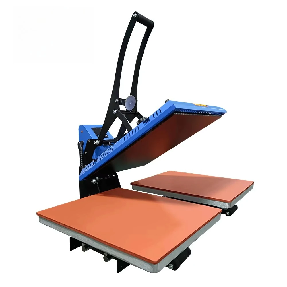 Магнитный двухстанционный термопресс с автоматическим открытием 40x60 для сублимации на футболках
Магнитный двухстанционный термопресс с автоматическим открытием 40x60 для сублимации на футболках