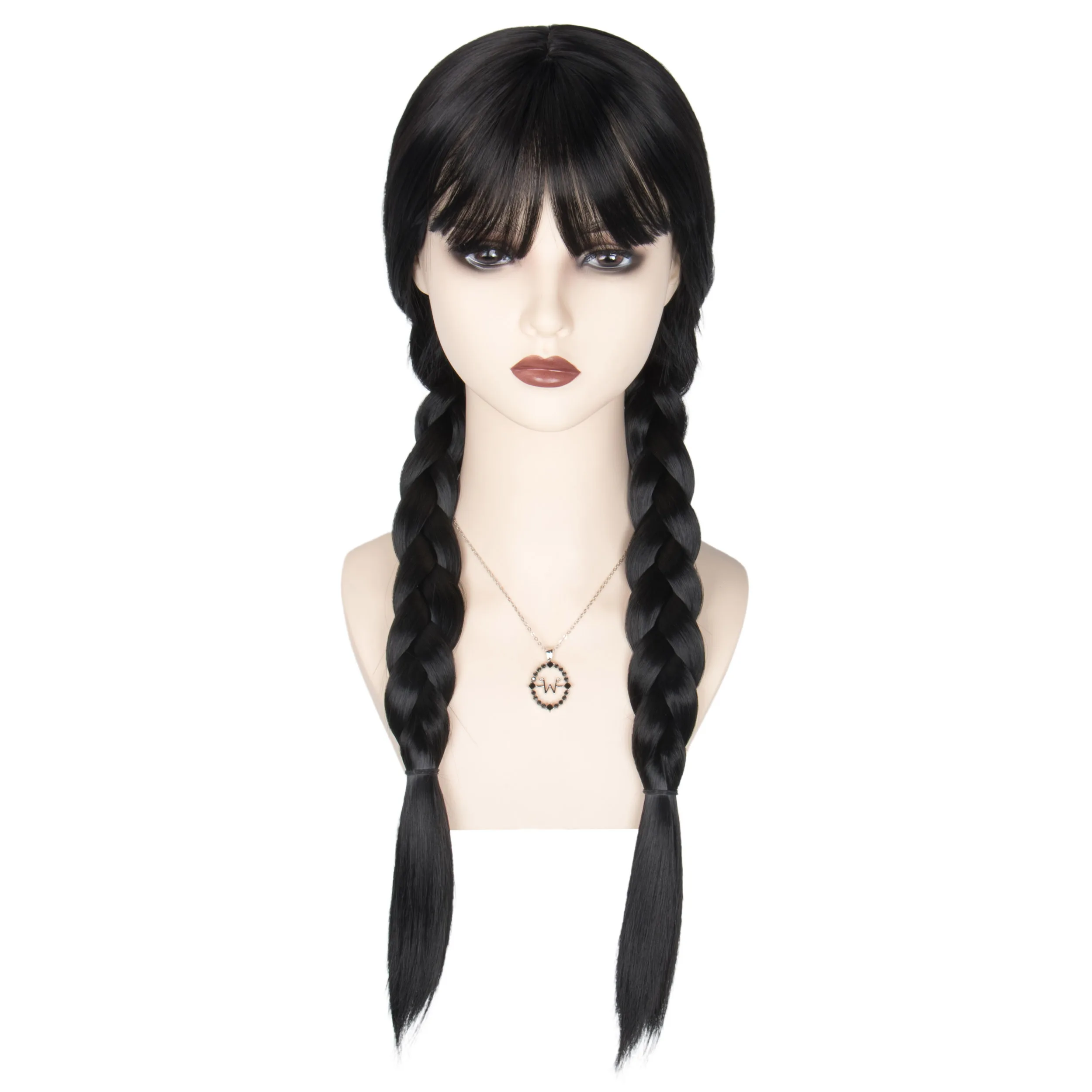 Black Twist Braid Long Hair with Necklace Sweet Daily Wig Cosplay Halloween Party Holiday Wig For Women Kids
Black Twist Braid Long Hair with Necklace Sweet Daily Wig Cosplay Halloween Party Holiday Wig For Women Kids