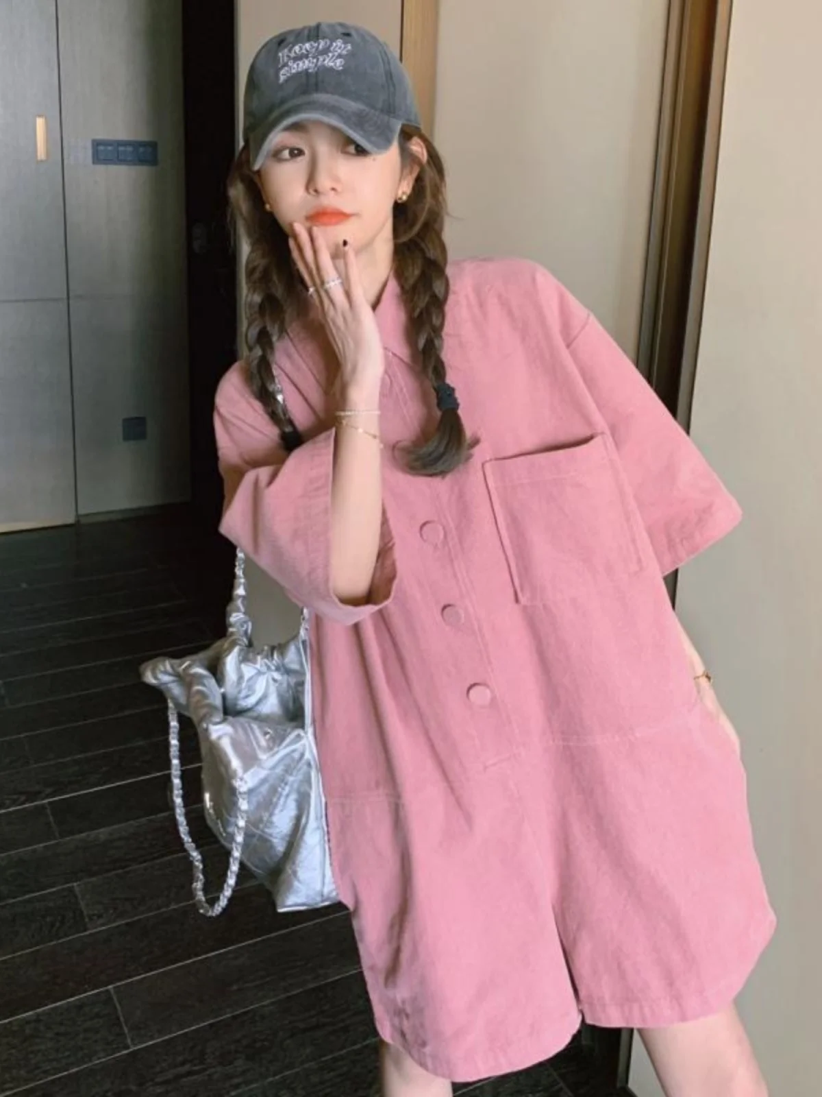 plus Size Pink Onesie Pants Women's Summer Casual Loose Wide Leg Pants ort Workwear Comfortable plus Size Faion Commute
plus Size Pink Onesie Pants Women's Summer Casual Loose Wide Leg Pants ort Workwear Comfortable plus Size Faion Commute