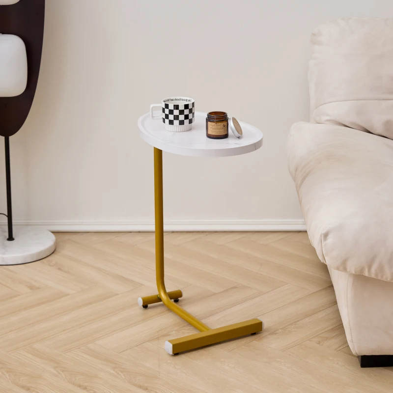 White C-shaped Side Table, Small Sofa Table for Cough, Bederoom
White C-shaped Side Table, Small Sofa Table for Cough, Bederoom