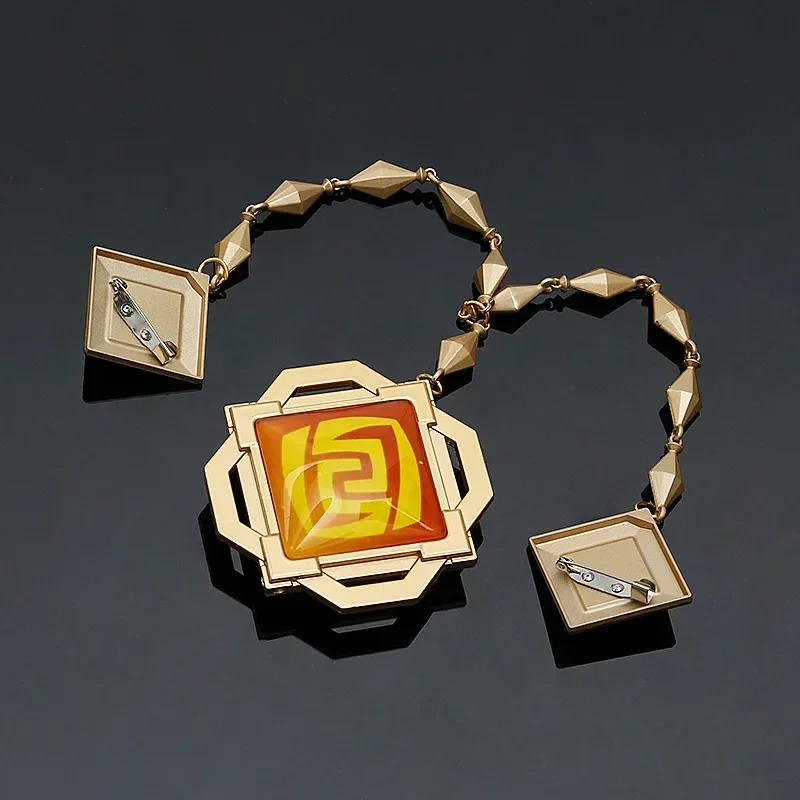 Game Genshin Impact Zhongli Metal Badges With Chains Vision Of God Cosplay Pendants High Quality Collection Props
Game Genshin Impact Zhongli Metal Badges With Chains Vision Of God Cosplay Pendants High Quality Collection Props