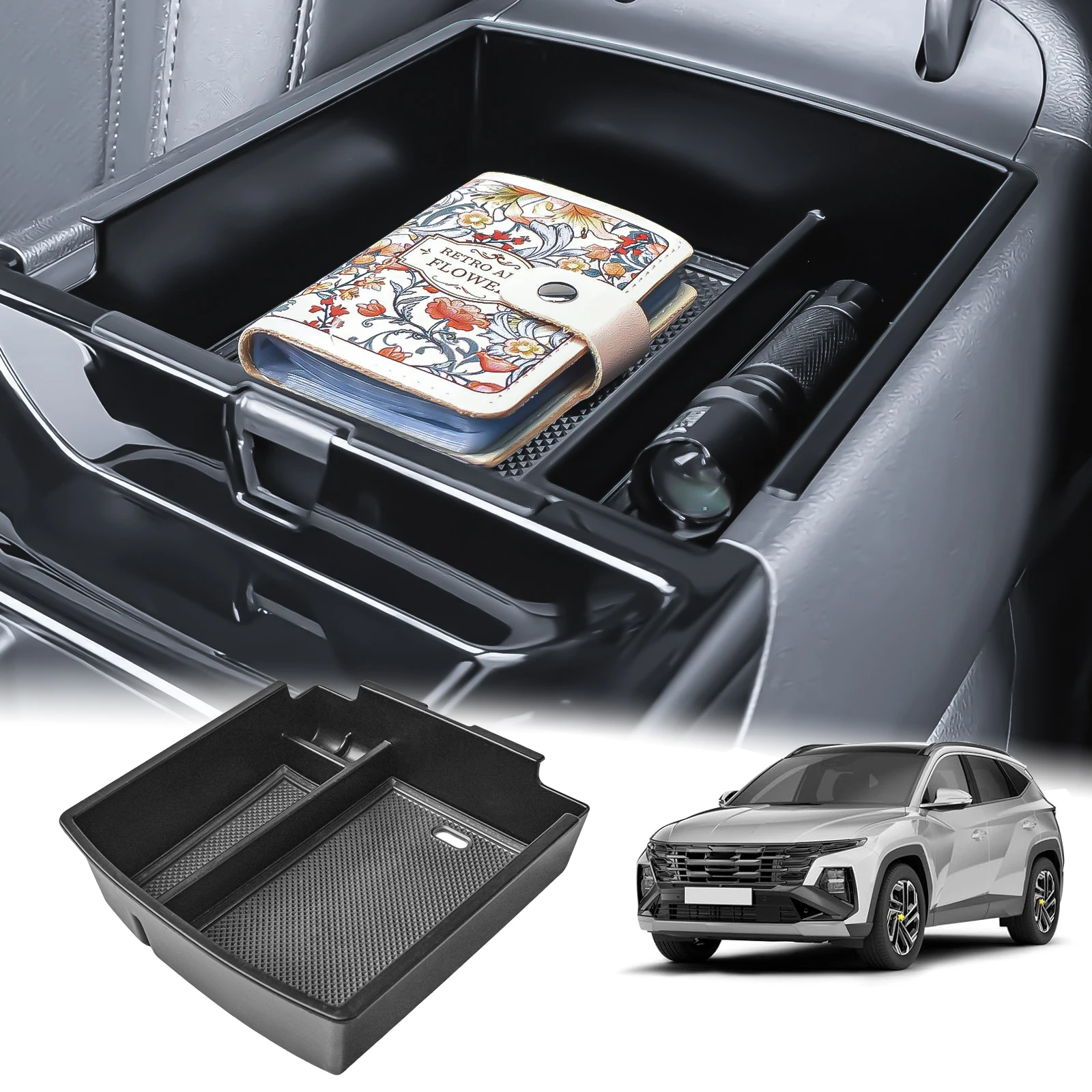 Sixthsmoy For 2025 Hyundai Tucson Center Console Armrest Storage Box Car Interior Center Console Organizer Secondary Accessories
Sixthsmoy For 2025 Hyundai Tucson Center Console Armrest Storage Box Car Interior Center Console Organizer Secondary Accessories