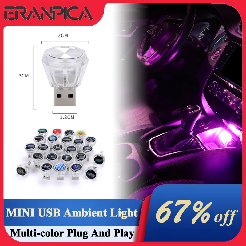 Car Mini USB LED Atmosphere Lights 7 Colors Night Lights Decorative Bulb Portable Auto Interior Home Laptop Ambient Light
Car Mini USB LED Atmosphere Lights 7 Colors Night Lights Decorative Bulb Portable Auto Interior Home Laptop Ambient Light