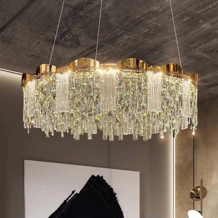 French Luxury Crystal Chandelier Modern Simple Living Room Light Romantic Cream Bedroom Lamp New
French Luxury Crystal Chandelier Modern Simple Living Room Light Romantic Cream Bedroom Lamp New