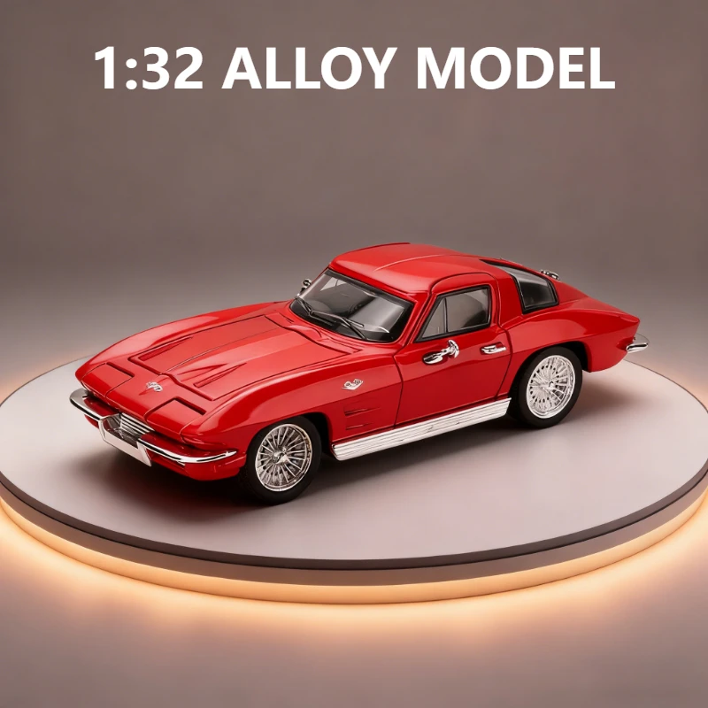 1:32 Corvette C2 имитация литья под давлением сплава модель автомобиля ретро звук и свет спортивный автомобиль коллекция игрушек украшение подарок
1:32 Corvette C2 имитация литья под давлением сплава модель автомобиля ретро звук и свет спортивный автомобиль коллекция игрушек украшение подарок