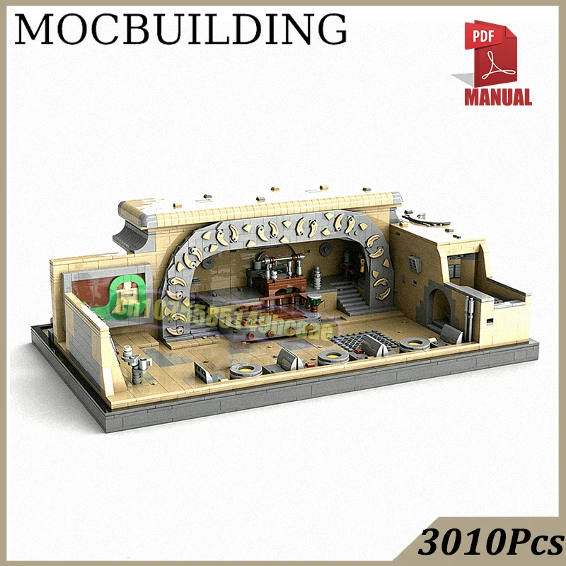 Конструктор MOC «Дворцовая диорама»: научно-фантастическая космическая сцена с троном, игрушка для сборки, подарок на день рождения для мальчиков и девочек
Конструктор MOC «Дворцовая диорама»: научно-фантастическая космическая сцена с троном, игрушка для сборки, подарок на день рождения для мальчиков и девочек