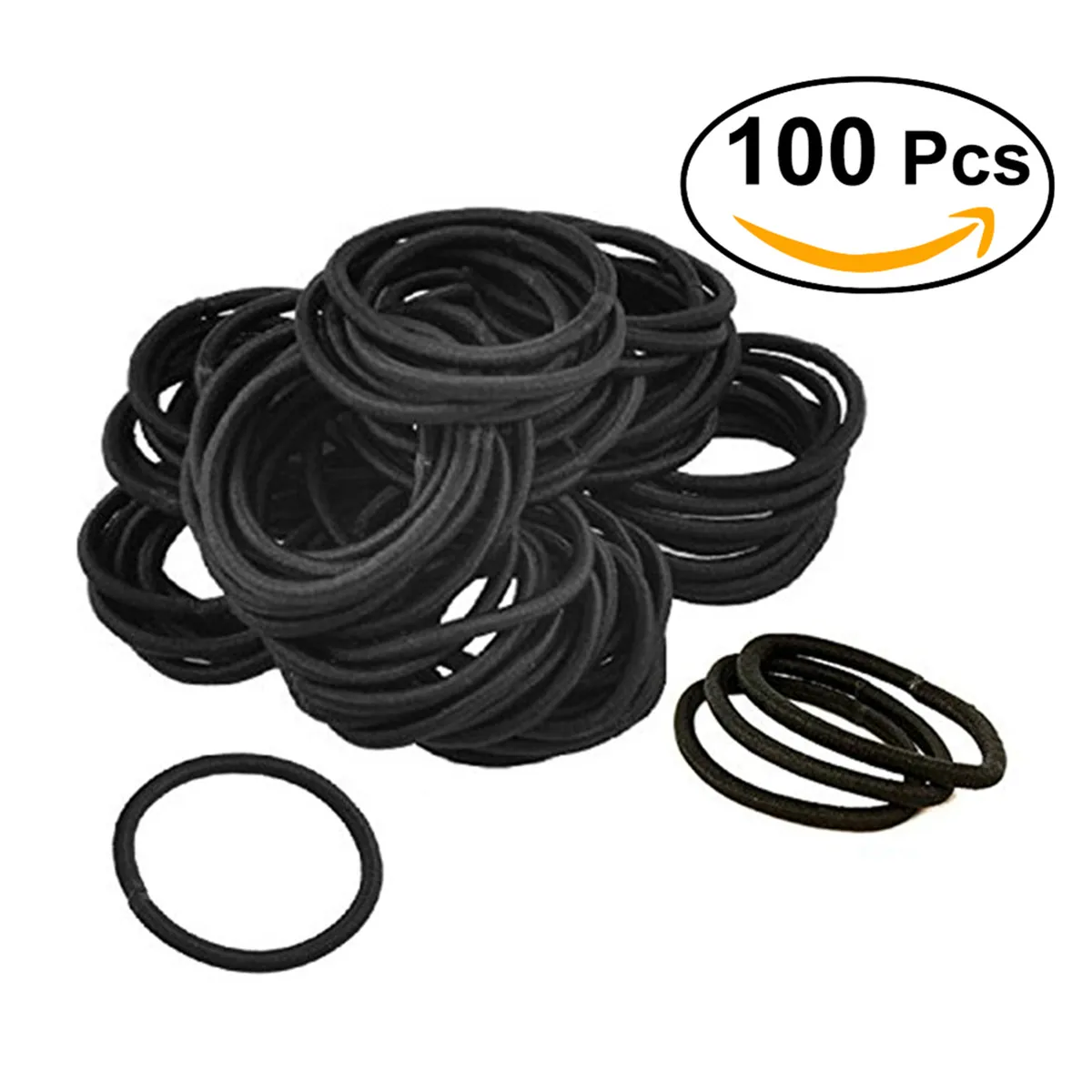 100 Pcs Black Head Rope Elastic Ties Thick Hair Kids Simple Durable Long Lasting No Metal Non Tangling Hair Care Styling
100 Pcs Black Head Rope Elastic Ties Thick Hair Kids Simple Durable Long Lasting No Metal Non Tangling Hair Care Styling