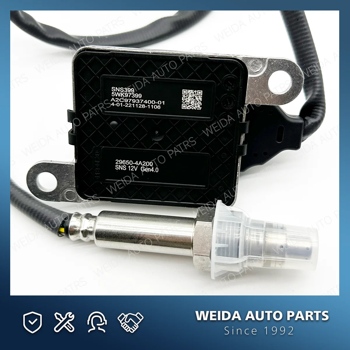For Geniune NOX Nitrogen Oxide Sensor 29650-4A200 29650 4A200 Hyundai i800 H-1 2.5 CRDi Kia CEE'D 1.0 Diesel 5WK97399 5WK9 7399
For Geniune NOX Nitrogen Oxide Sensor 29650-4A200 29650 4A200 Hyundai i800 H-1 2.5 CRDi Kia CEE'D 1.0 Diesel 5WK97399 5WK9 7399