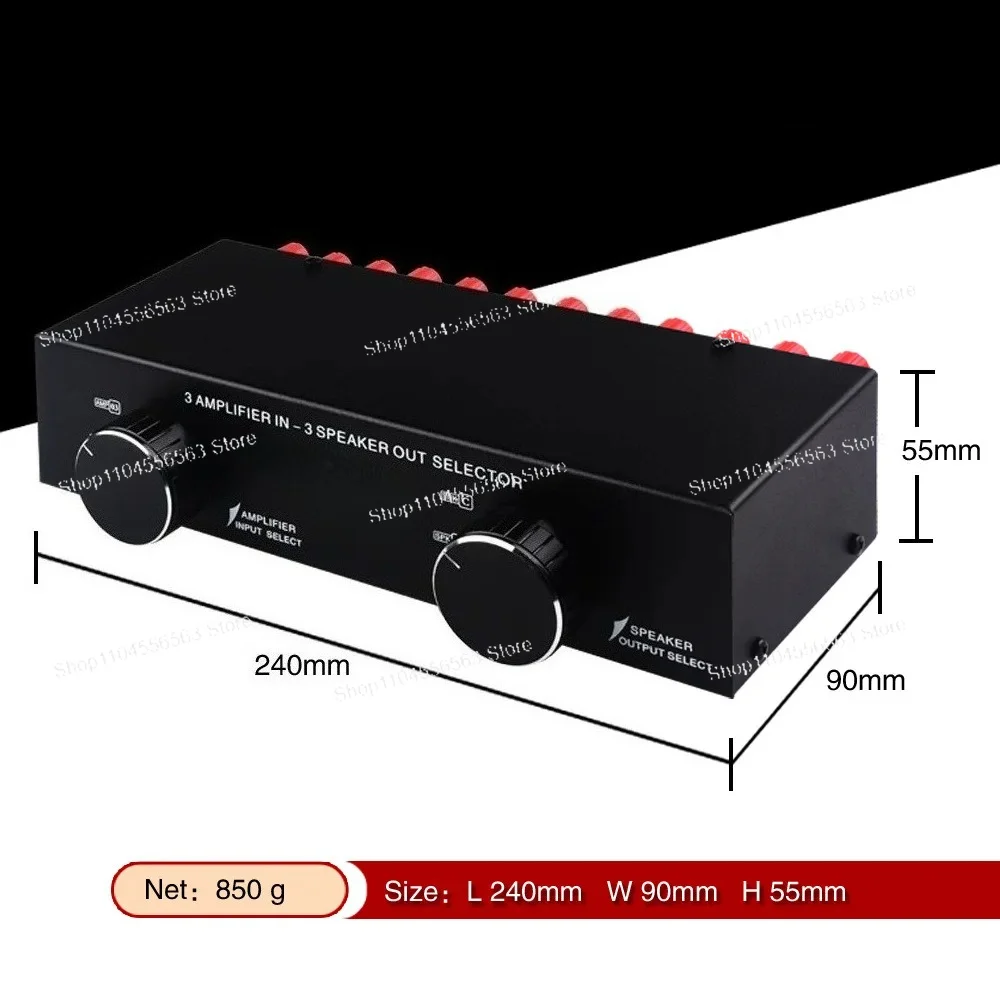 Audio Device 3 Input 3 Output Audio Switching Distributor Comparator Passive Amplifier Speaker Selector Switcher Sound Quality
Audio Device 3 Input 3 Output Audio Switching Distributor Comparator Passive Amplifier Speaker Selector Switcher Sound Quality