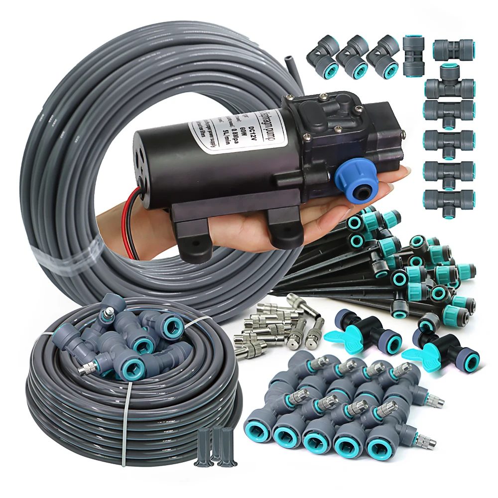 9/12mm PE Hose Garden Watering System Spray Sprinkler Atomization Drip Kit for Greenhouse Plants Automatic Irrigation Equipment
9/12mm PE Hose Garden Watering System Spray Sprinkler Atomization Drip Kit for Greenhouse Plants Automatic Irrigation Equipment
