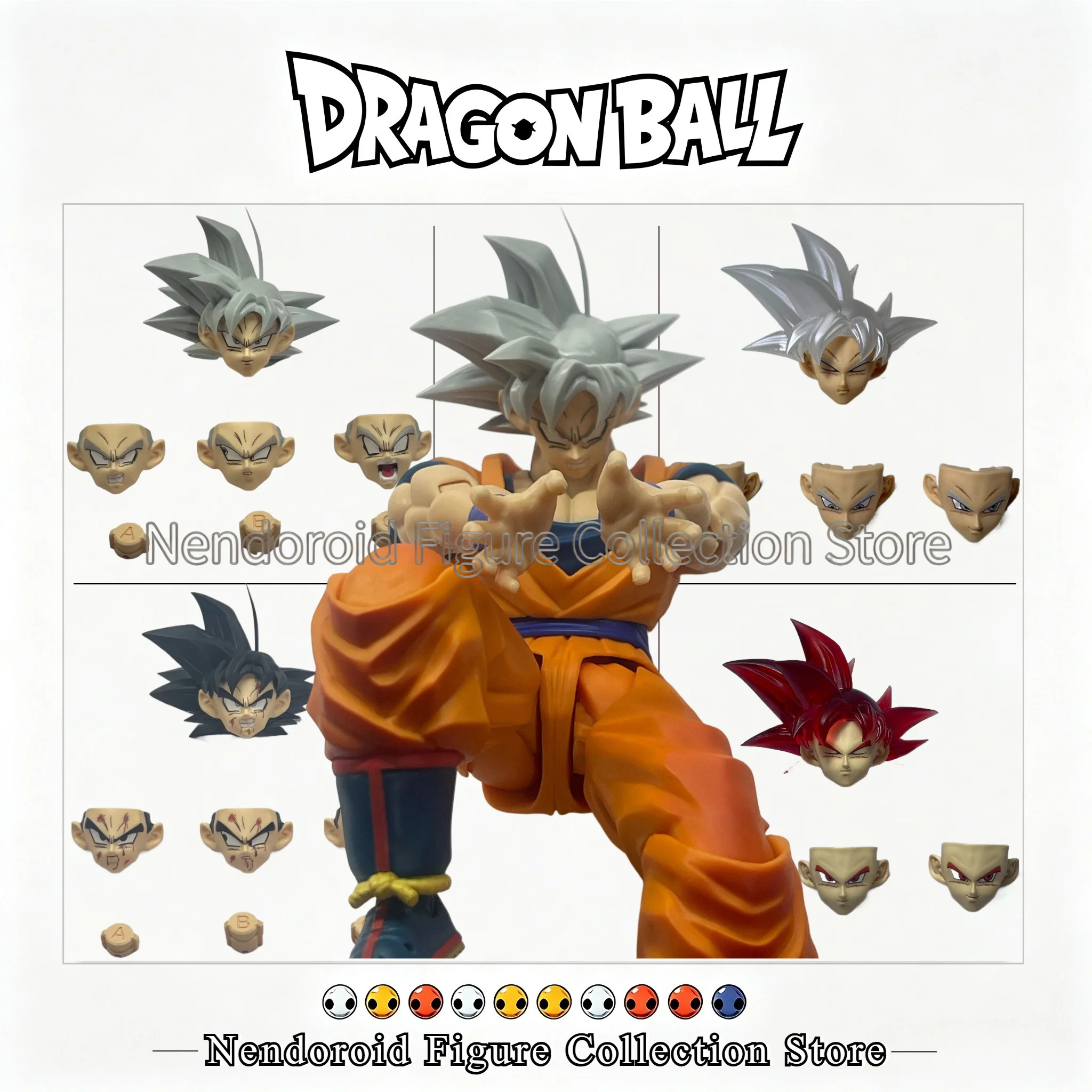 In Stock Dragon Ball Super Son Goku Ultra Instinct Head Sculpt Accessory Pack Super Saiyan Replacement Head Model Kit
In Stock Dragon Ball Super Son Goku Ultra Instinct Head Sculpt Accessory Pack Super Saiyan Replacement Head Model Kit
