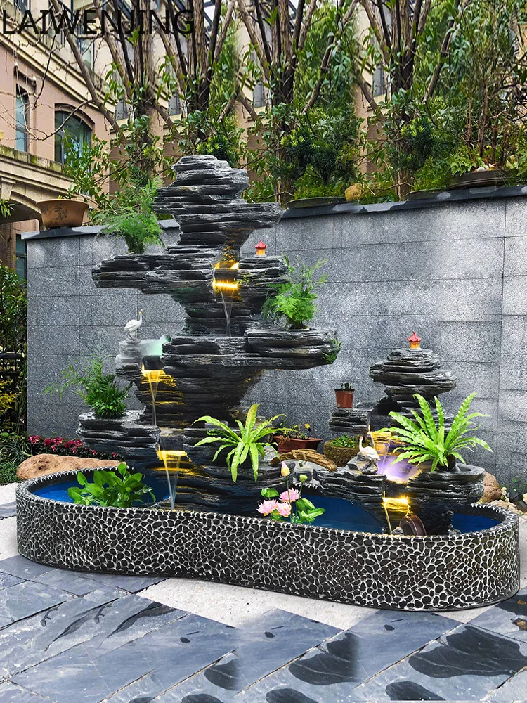 MJY Large Rockery Water Fountain Villa Courtyard Decoration Waterfall Landscape Ornament
MJY Large Rockery Water Fountain Villa Courtyard Decoration Waterfall Landscape Ornament