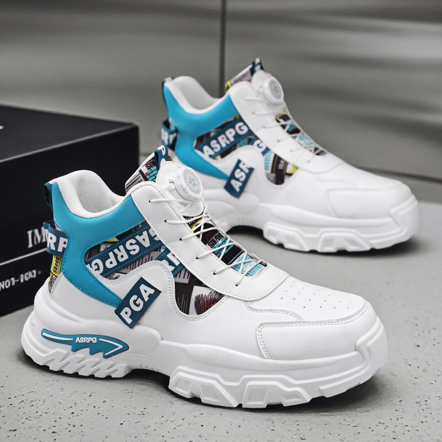 Men's high-top casual shoes four seasons soft-sole non-slip outdoor sports walking shoes fashion youth Joker thick-sole sneakers
Men's high-top casual shoes four seasons soft-sole non-slip outdoor sports walking shoes fashion youth Joker thick-sole sneakers