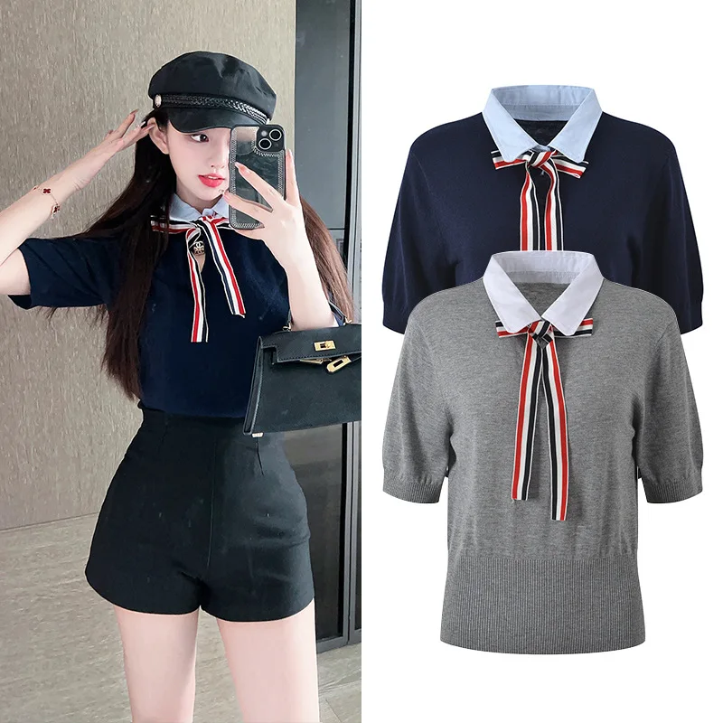 Faionable College Sle ort футболка цветная блузка с поясом универсальный топ лето 2024, сезонная новая женская трикотажная одежда
Faionable College Sle ort футболка цветная блузка с поясом универсальный топ лето 2024, сезонная новая женская трикотажная одежда