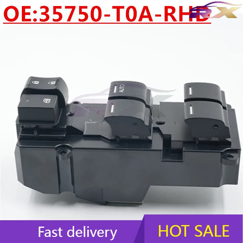 OE35750-T0A-RHD Suitable For Honda Right Drive 2012-2014 CRV CIVIC Glass Lifter Switch 26-pin
OE35750-T0A-RHD Suitable For Honda Right Drive 2012-2014 CRV CIVIC Glass Lifter Switch 26-pin