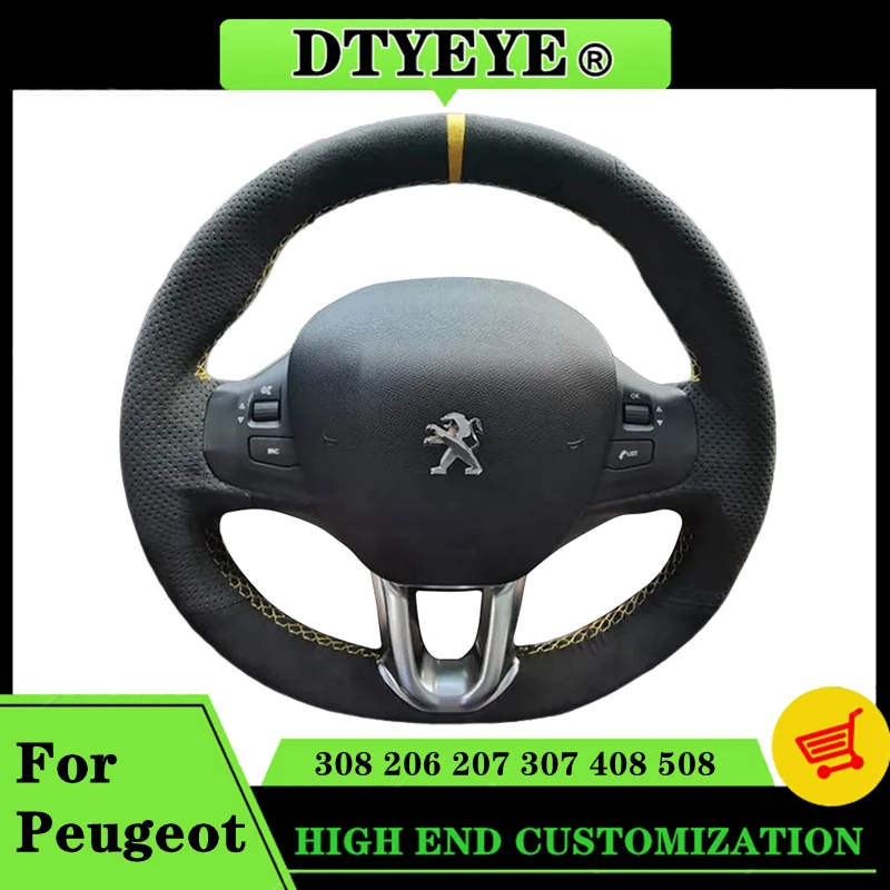 Индивидуальная крышка рулевого колеса автомобиля для Peugeot 308 206 207 307 408 508 2016-2022 Мягкая замша DIY Оригинальная оплетка рулевого колеса
Индивидуальная крышка рулевого колеса автомобиля для Peugeot 308 206 207 307 408 508 2016-2022 Мягкая замша DIY Оригинальная оплетка рулевого колеса