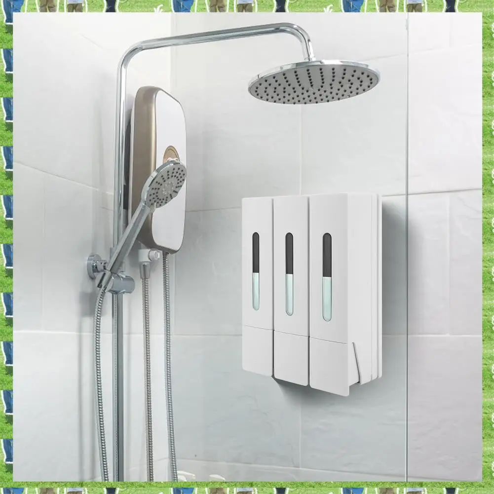 FTS Press Liquid Soap Dispenser 400 Ml 3 Chamber Wall Mounted Bathroom Shower Hair Washing Liquid Bottle Container
FTS Press Liquid Soap Dispenser 400 Ml 3 Chamber Wall Mounted Bathroom Shower Hair Washing Liquid Bottle Container
