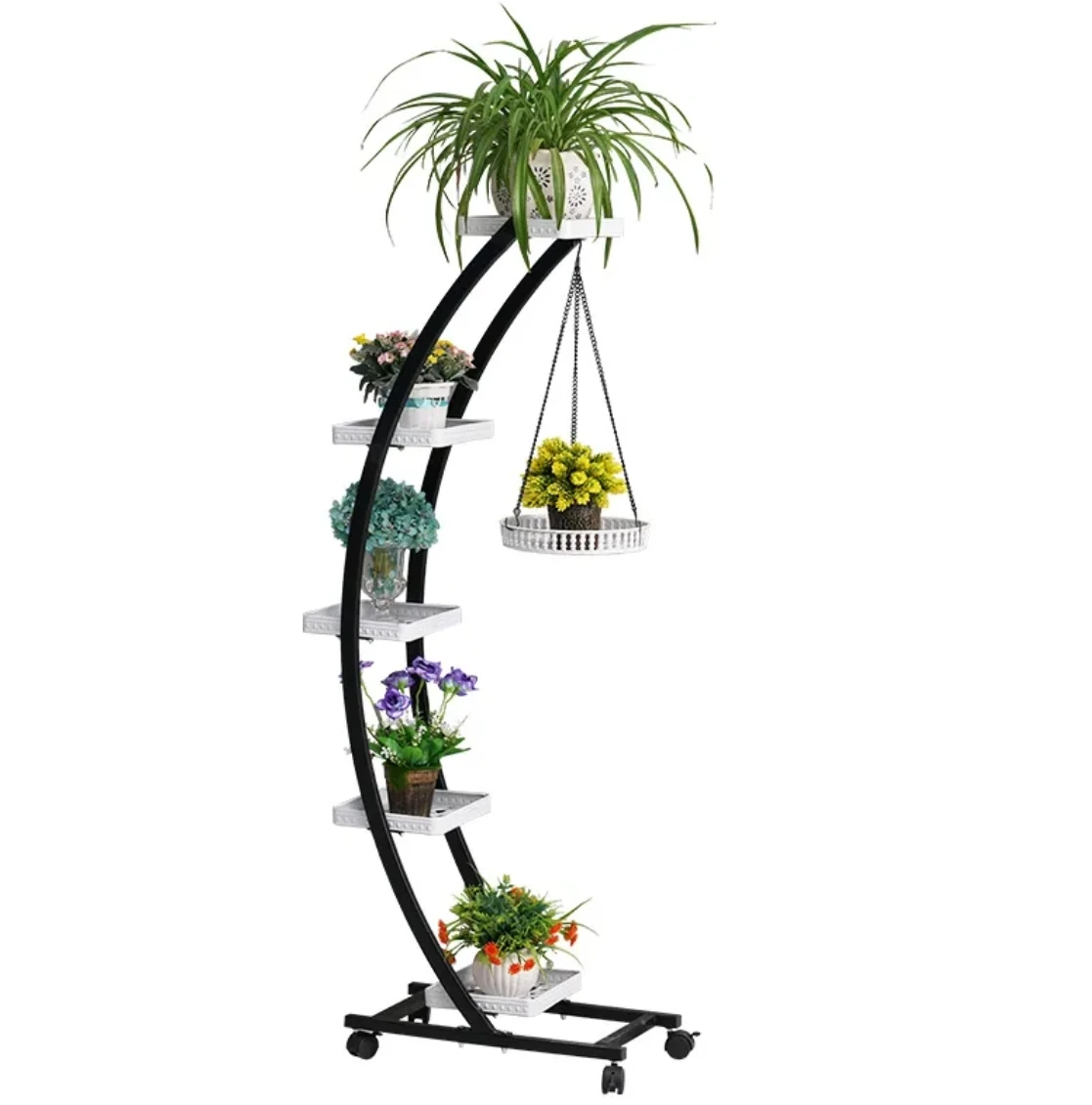 European Style Multi-Layer Indoor/Outdoor Flower Rack with Wheels Special Price for Garden and Balcony Use
European Style Multi-Layer Indoor/Outdoor Flower Rack with Wheels Special Price for Garden and Balcony Use