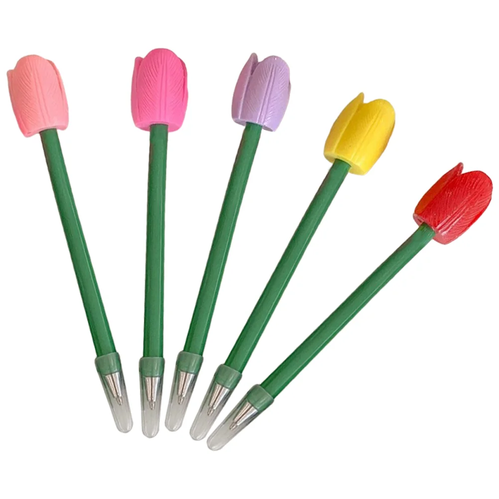 5 Pcs Ballpoint Pens Gel Simulated Tulip Flower Small and Fresh Shaped Ink Sign Office Student
5 Pcs Ballpoint Pens Gel Simulated Tulip Flower Small and Fresh Shaped Ink Sign Office Student