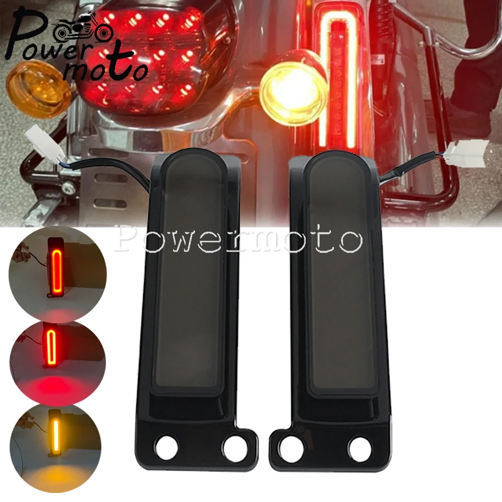 Rear Brake Blinkers Saddlebag Tail Light Motorcycle LED Turn Signal Light Tail Running Lamp For Harley Road Glide FLHTCU 2014-25
Rear Brake Blinkers Saddlebag Tail Light Motorcycle LED Turn Signal Light Tail Running Lamp For Harley Road Glide FLHTCU 2014-25