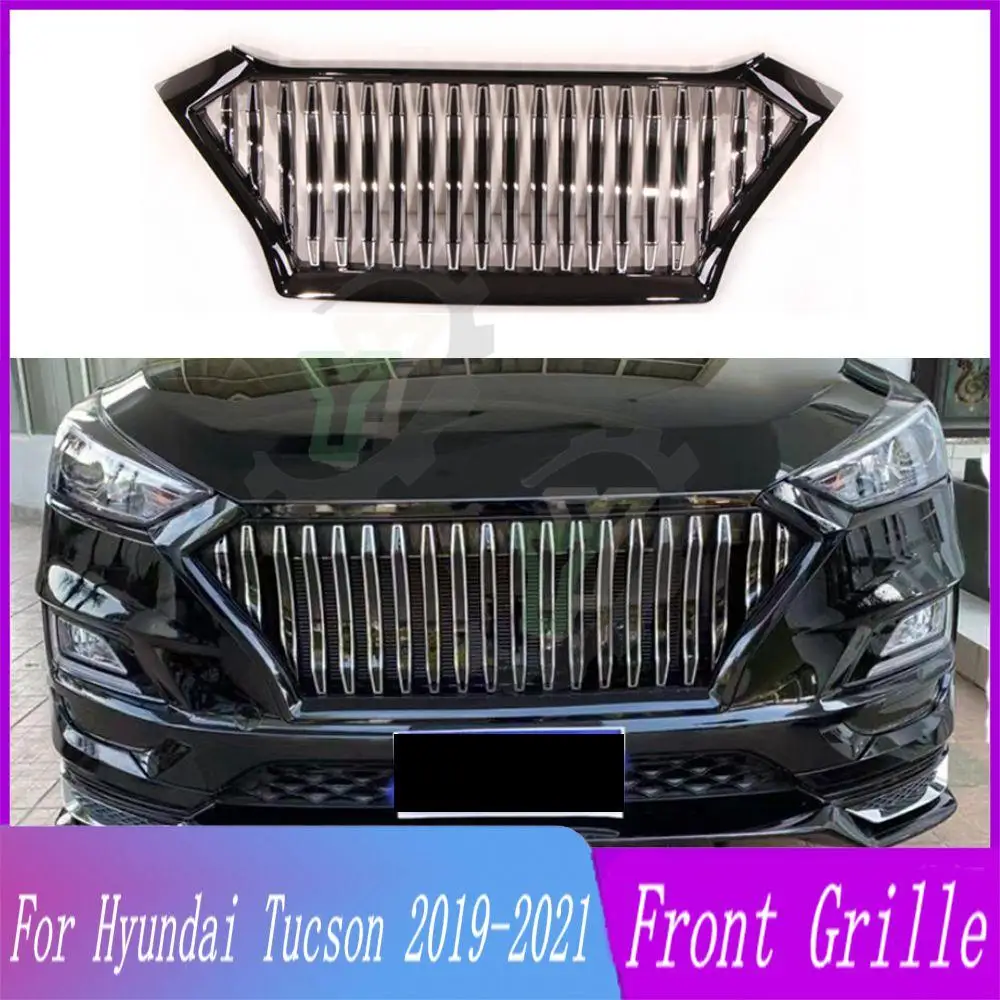 GT Style Car Front Bumper Grille Centre Panel Styling Upper Racing Grill For Hyundai Tucson 2019 2020 2021 Car Accessory
GT Style Car Front Bumper Grille Centre Panel Styling Upper Racing Grill For Hyundai Tucson 2019 2020 2021 Car Accessory