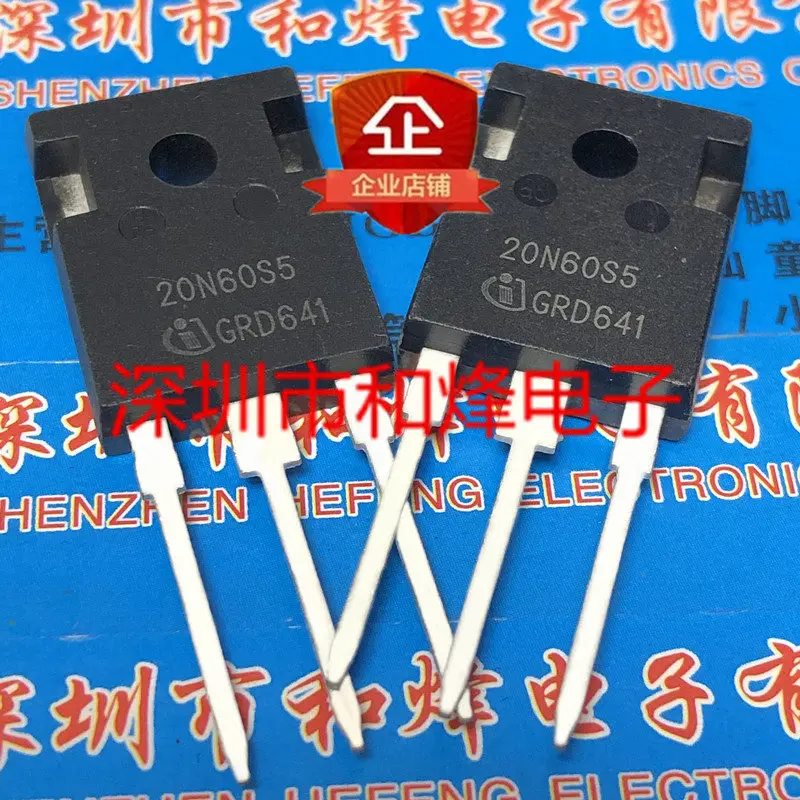 5 шт./лот SPW20N60S5 20N60S5 TO-247 600V 20A
5 шт./лот SPW20N60S5 20N60S5 TO-247 600V 20A
