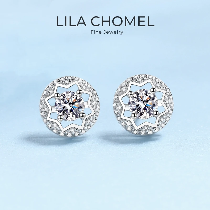 Girl Valentine's Day 18K White Gold Women Wedding Stud Earrings 0.5/1CT Moissanite Diamond PT950 Platinum Daughter Birthday Gift
Girl Valentine's Day 18K White Gold Women Wedding Stud Earrings 0.5/1CT Moissanite Diamond PT950 Platinum Daughter Birthday Gift