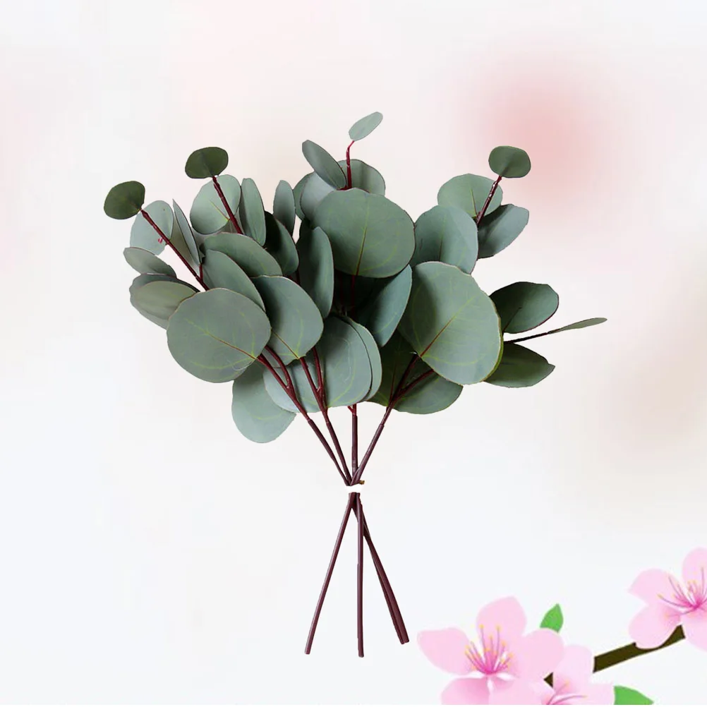4Pcs Artificial Plant Eucalyptus Leaf Ornaments Home Garden Wedding Decor Lifelike Design Easy Maintenance No Soil Nutrients
4Pcs Artificial Plant Eucalyptus Leaf Ornaments Home Garden Wedding Decor Lifelike Design Easy Maintenance No Soil Nutrients