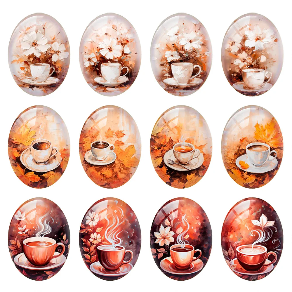 10pcs/lot Thanksgiving Warm Autumn Fall Hot Coffee Tea Flower Oval Photo Glass Cabochon Flatback Demo Cameo Diy Jewelry Making
10pcs/lot Thanksgiving Warm Autumn Fall Hot Coffee Tea Flower Oval Photo Glass Cabochon Flatback Demo Cameo Diy Jewelry Making