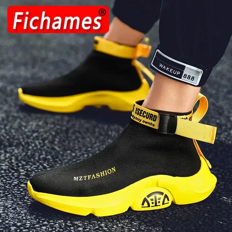 Мужская повседневная обувь, высокие носки в стиле хип-хоп, кроссовки, мужская обувь, дышащая легкая мужская прогулочная обувь, Zapatillas Hombre 
Мужская повседневная обувь, высокие носки в стиле хип-хоп, кроссовки, мужская обувь, дышащая легкая мужская прогулочная обувь, Zapatillas Hombre