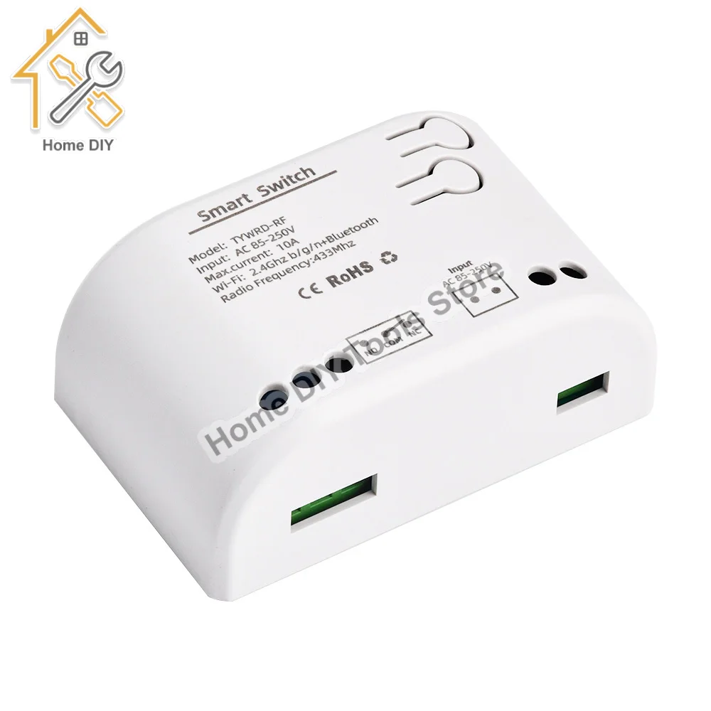 Умный переключатель Tuya WIFI RF 433 МГц, модуль Micro USB5V DC7-32V AC85-250V, пульт дистанционного управления, контроллер Smart Life
Умный переключатель Tuya WIFI RF 433 МГц, модуль Micro USB5V DC7-32V AC85-250V, пульт дистанционного управления, контроллер Smart Life
