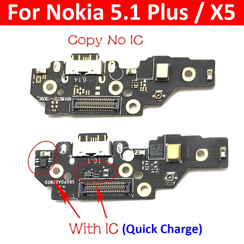 USB Flex Cable Dock Connector Charging Port Charger Board For Nokia 5.1 plus / For Nokia X5 Replacement Parts
USB Flex Cable Dock Connector Charging Port Charger Board For Nokia 5.1 plus / For Nokia X5 Replacement Parts