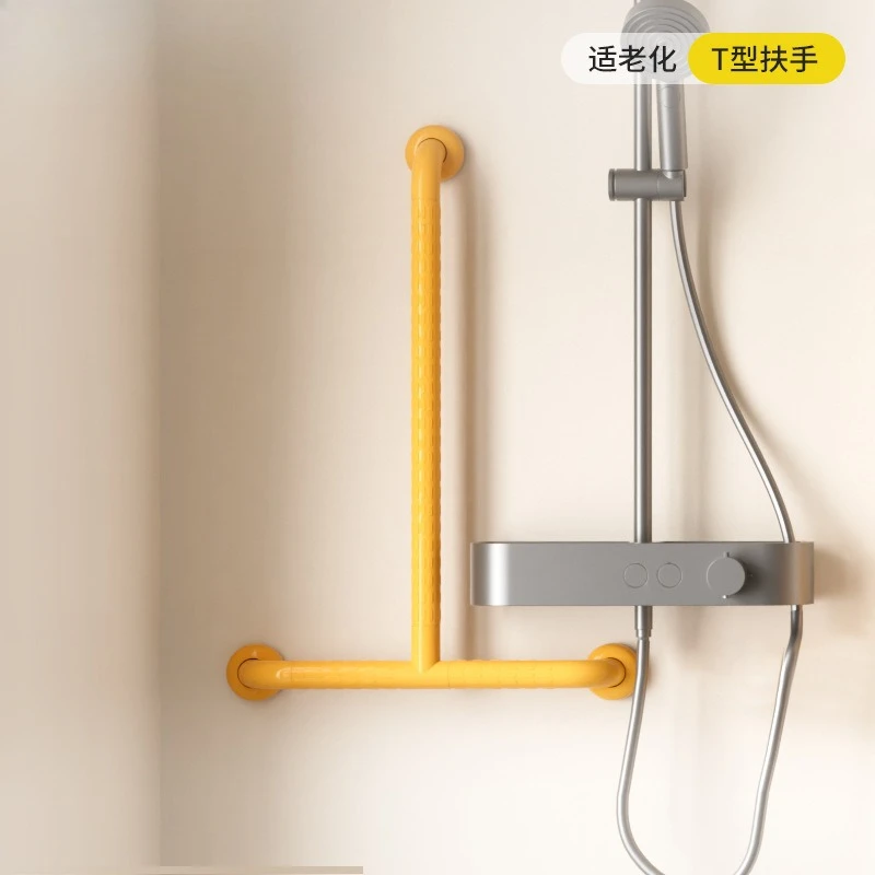 Senator-friendly shower area handrail T-shaped bathroom non-slip breakthrough point ABS stainless steel disabled barrier-free gr
Senator-friendly shower area handrail T-shaped bathroom non-slip breakthrough point ABS stainless steel disabled barrier-free gr