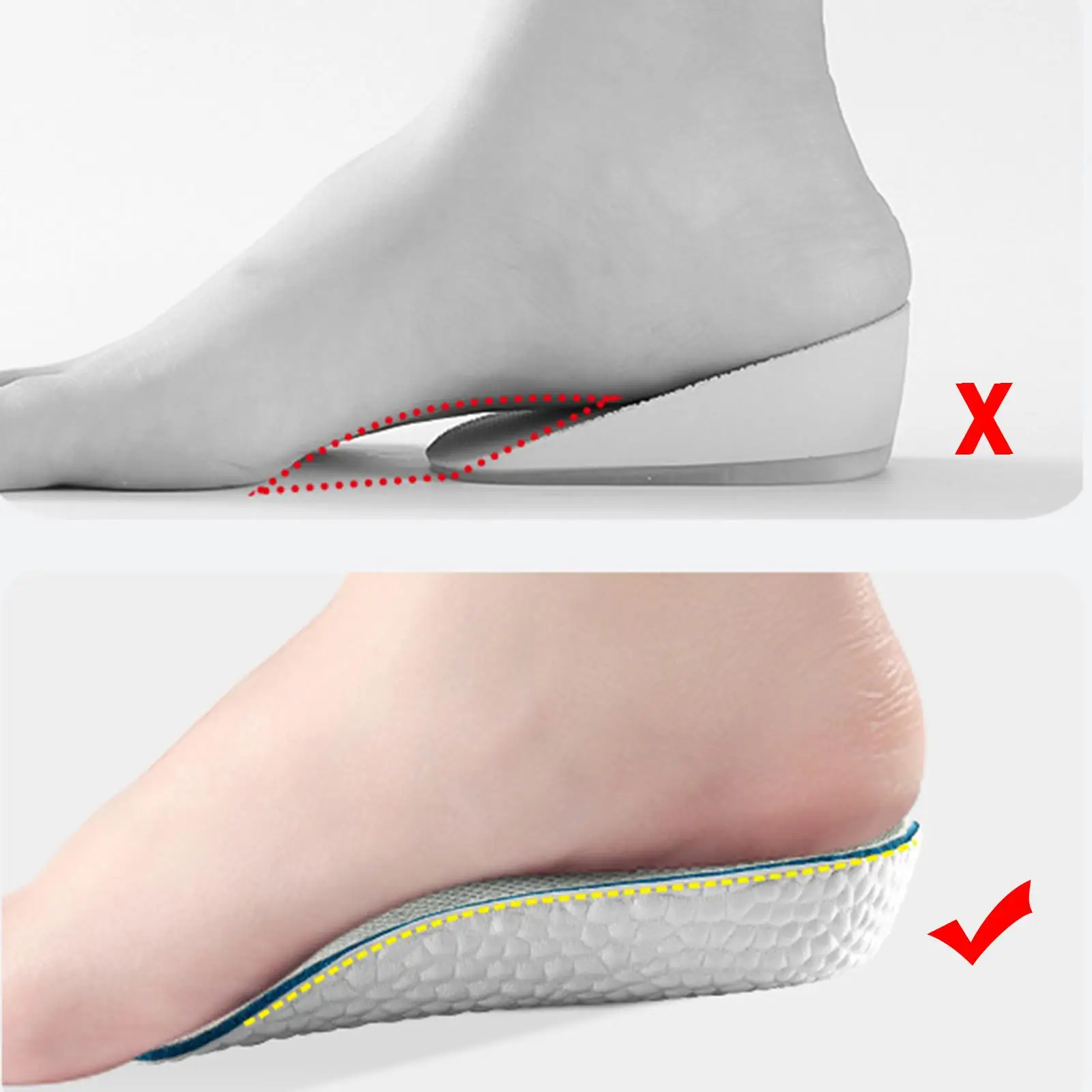 2 pieces heel lift inserts arch support cushion height increase insoles for long
2 pieces heel lift inserts arch support cushion height increase insoles for long