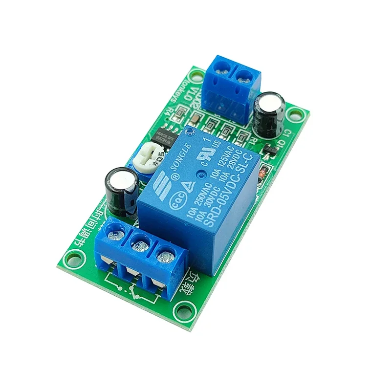 NE555 Time Delay Relay Module Adjustable DC5V/12V/24V 5s/60s/240s Turn off Switch Module for Electronics
NE555 Time Delay Relay Module Adjustable DC5V/12V/24V 5s/60s/240s Turn off Switch Module for Electronics