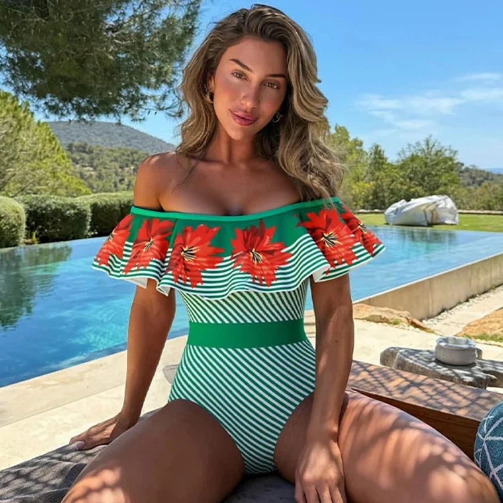 Сексуальный слитный купальник 2026 с рюшами, женский купальник с цветочным принтом, пляжная одежда, бразильский монокини
Сексуальный слитный купальник 2026 с рюшами, женский купальник с цветочным принтом, пляжная одежда, бразильский монокини