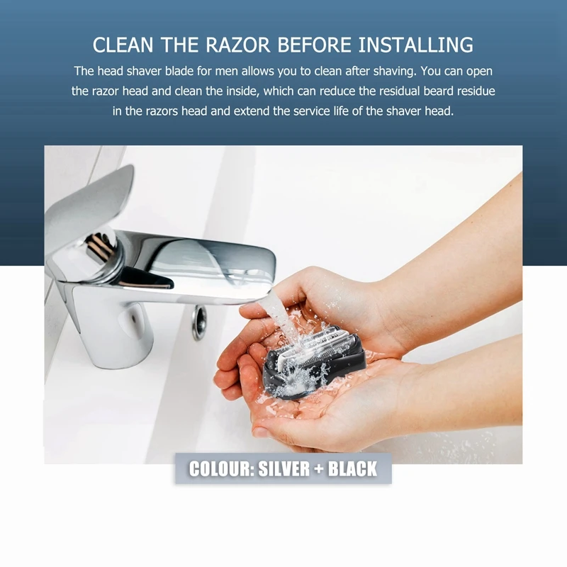 AT17 Replacement Shaving Head for Braun 32B Series 301S 310S 320S 330S Cutter Replacement Head
AT17 Replacement Shaving Head for Braun 32B Series 301S 310S 320S 330S Cutter Replacement Head