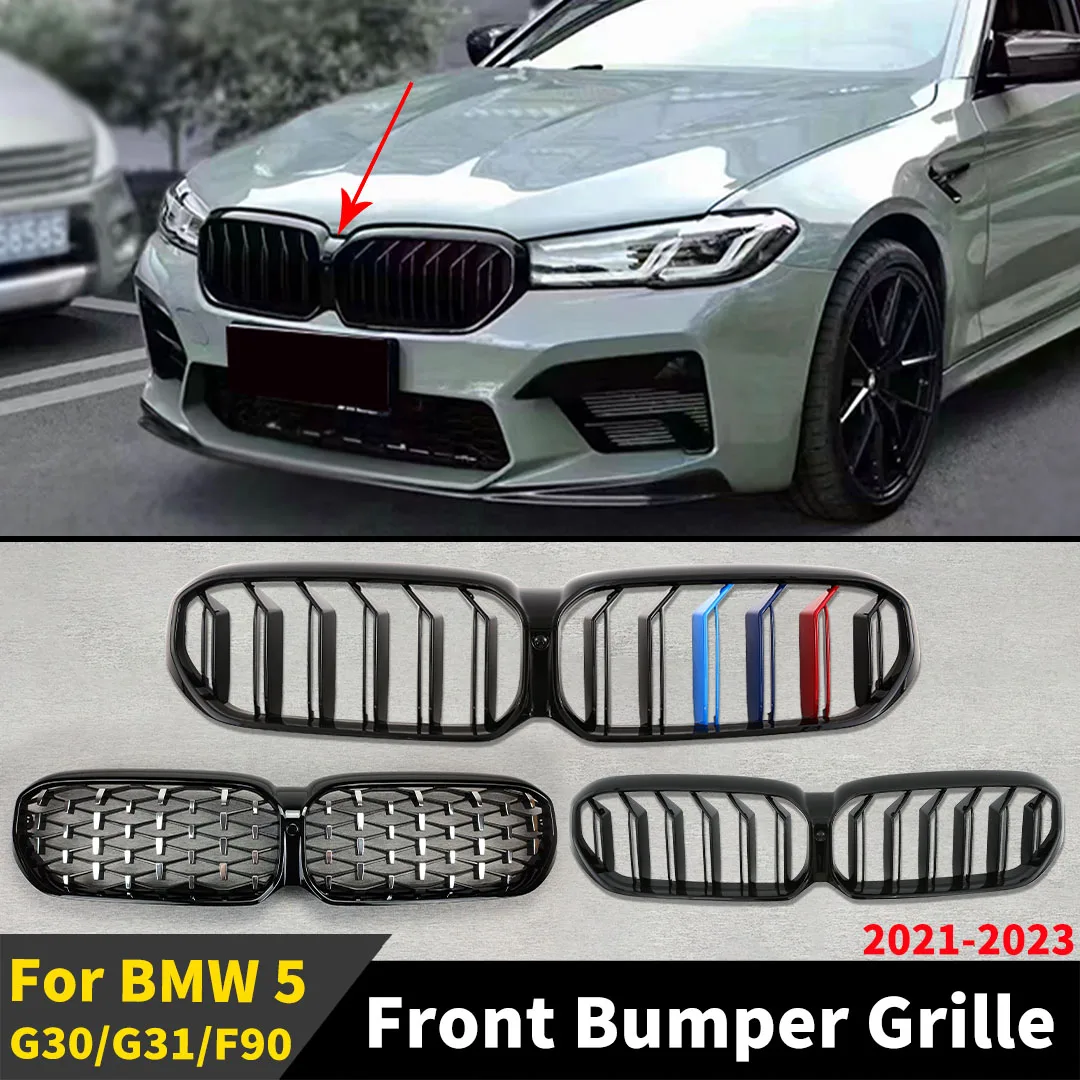 Front Bumper Radiator Grille Grill Inlet Kidney Mesh Grid For BMW G30 G31 5 Series M5 F90 2021-2023 and M Sport Touring Tuning
Front Bumper Radiator Grille Grill Inlet Kidney Mesh Grid For BMW G30 G31 5 Series M5 F90 2021-2023 and M Sport Touring Tuning