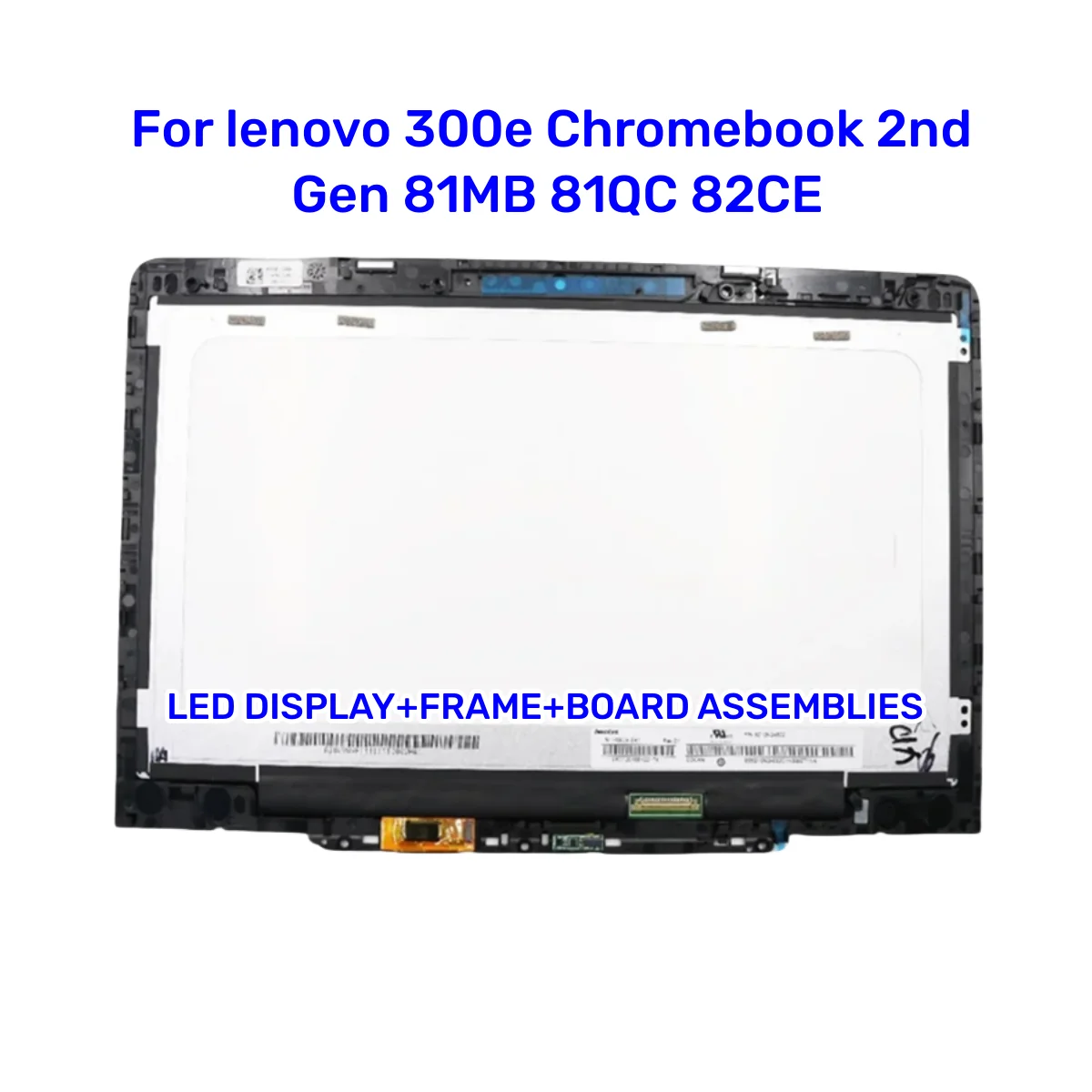 11,6-дюймовый сенсорный экран для ноутбука Lenovo 300e Chromebook 2-го поколения 81 МБ 81QC 82CE светодиодный дисплей + рамка + плата в сборе ЖК-модуль
11,6-дюймовый сенсорный экран для ноутбука Lenovo 300e Chromebook 2-го поколения 81 МБ 81QC 82CE светодиодный дисплей + рамка + плата в сборе ЖК-модуль