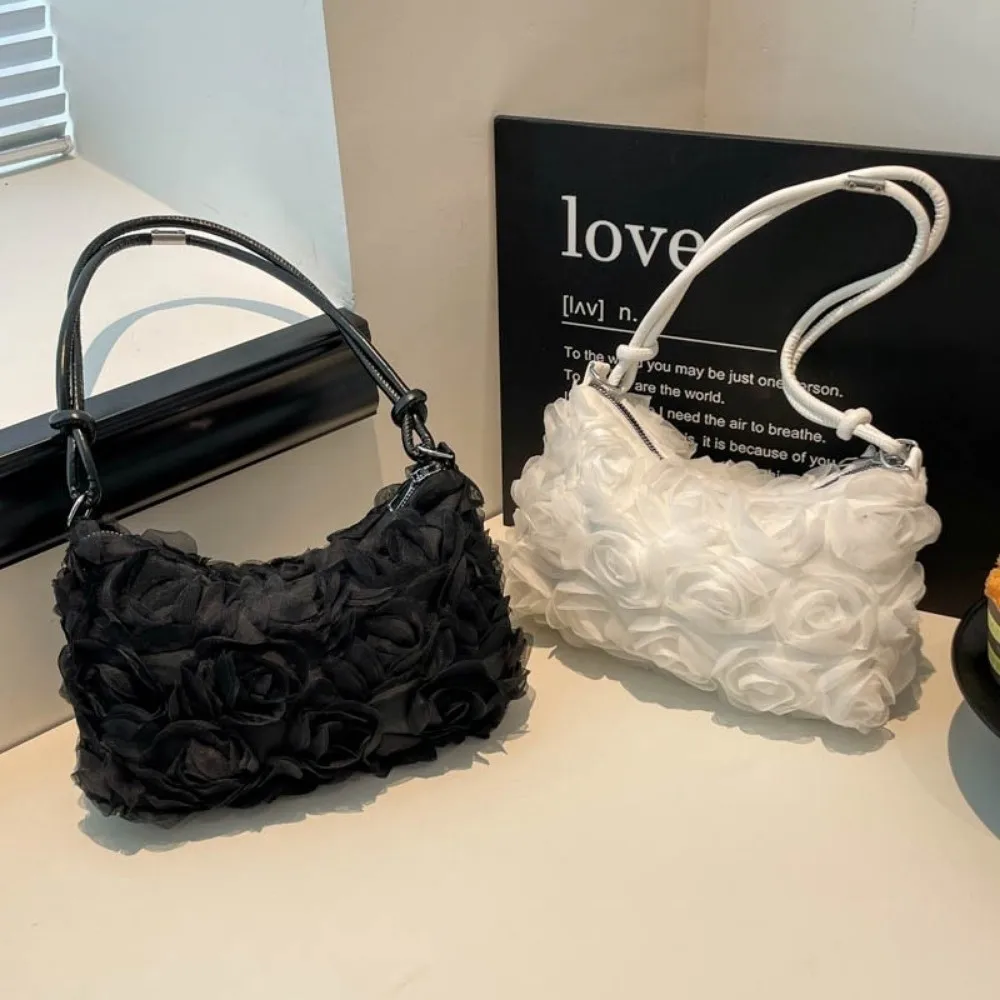New Chiffon Floral Shoulder Bag Solid Color Large Capacity Crossbody Bag Rose Lace 3D Flower Clutch Handbag Gifts
New Chiffon Floral Shoulder Bag Solid Color Large Capacity Crossbody Bag Rose Lace 3D Flower Clutch Handbag Gifts