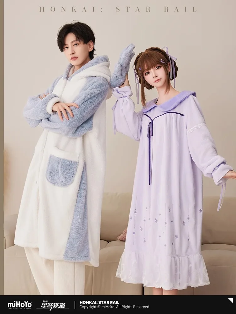 Оригинальный Honkai Star Rail MiHoYo Sunday Robin тематическая серия домашний плащ одежда пижамы официальные подлинные аниме подарки для косплея
Оригинальный Honkai Star Rail MiHoYo Sunday Robin тематическая серия домашний плащ одежда пижамы официальные подлинные аниме подарки для косплея