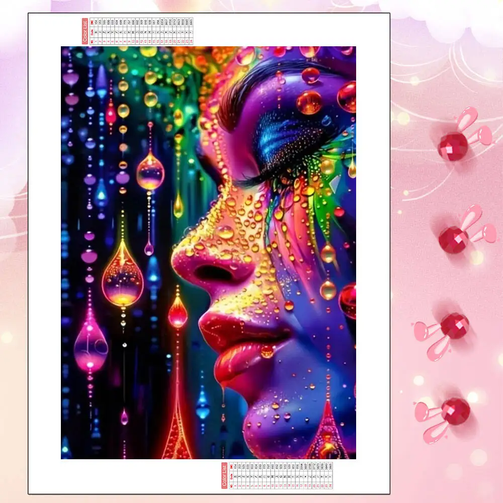 HUACAN Full Square Round Diamond Mosaic Women Portrait Diamond Painting Kit Home Bedroom Wall Artwork
HUACAN Full Square Round Diamond Mosaic Women Portrait Diamond Painting Kit Home Bedroom Wall Artwork