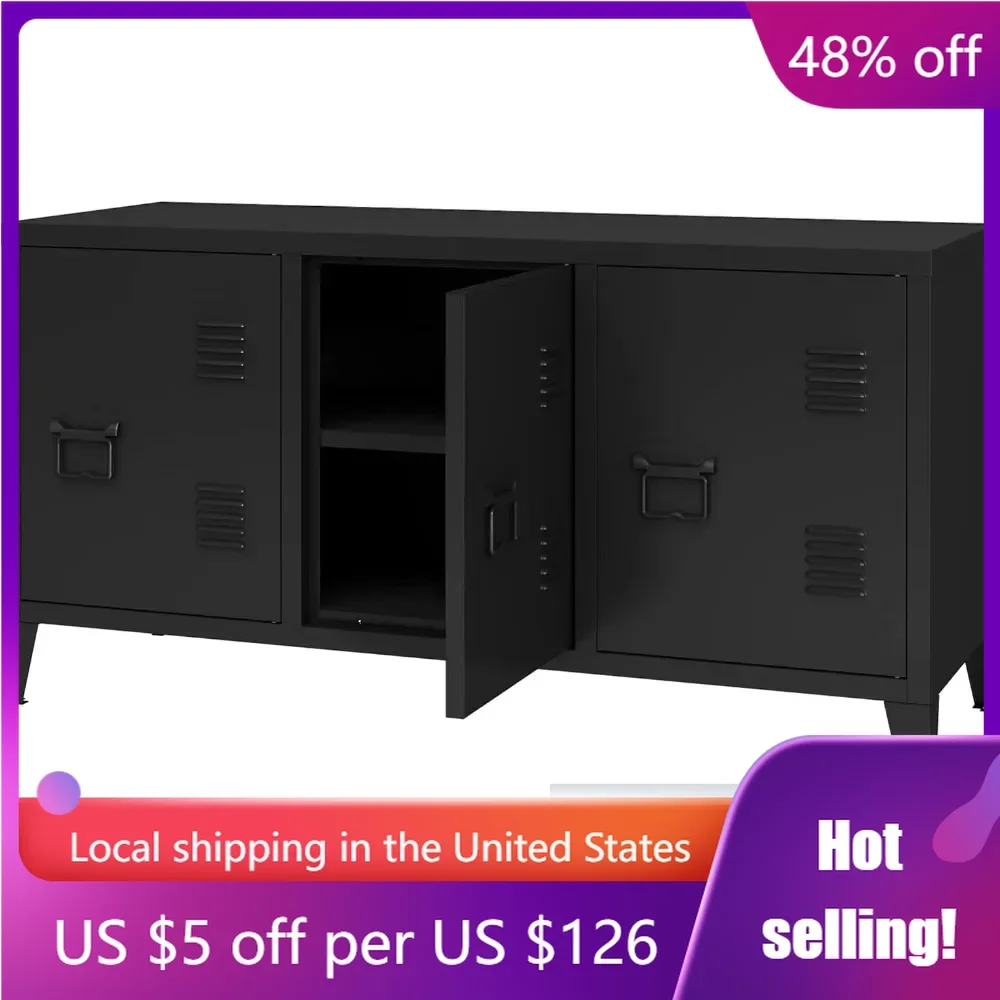 TV Stand Metal TV Table With Storage Steel 3 Door Locker Cabinet for Living Room (Black) Freight Free Furniture Home
TV Stand Metal TV Table With Storage Steel 3 Door Locker Cabinet for Living Room (Black) Freight Free Furniture Home